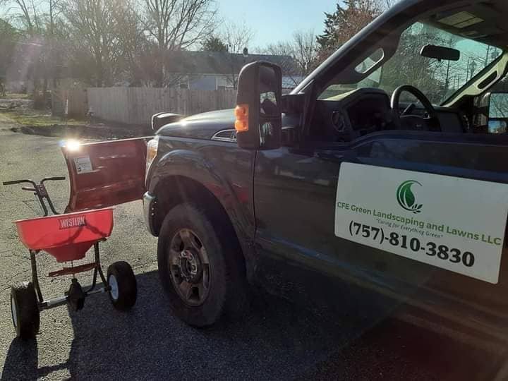 Residential snow plowing